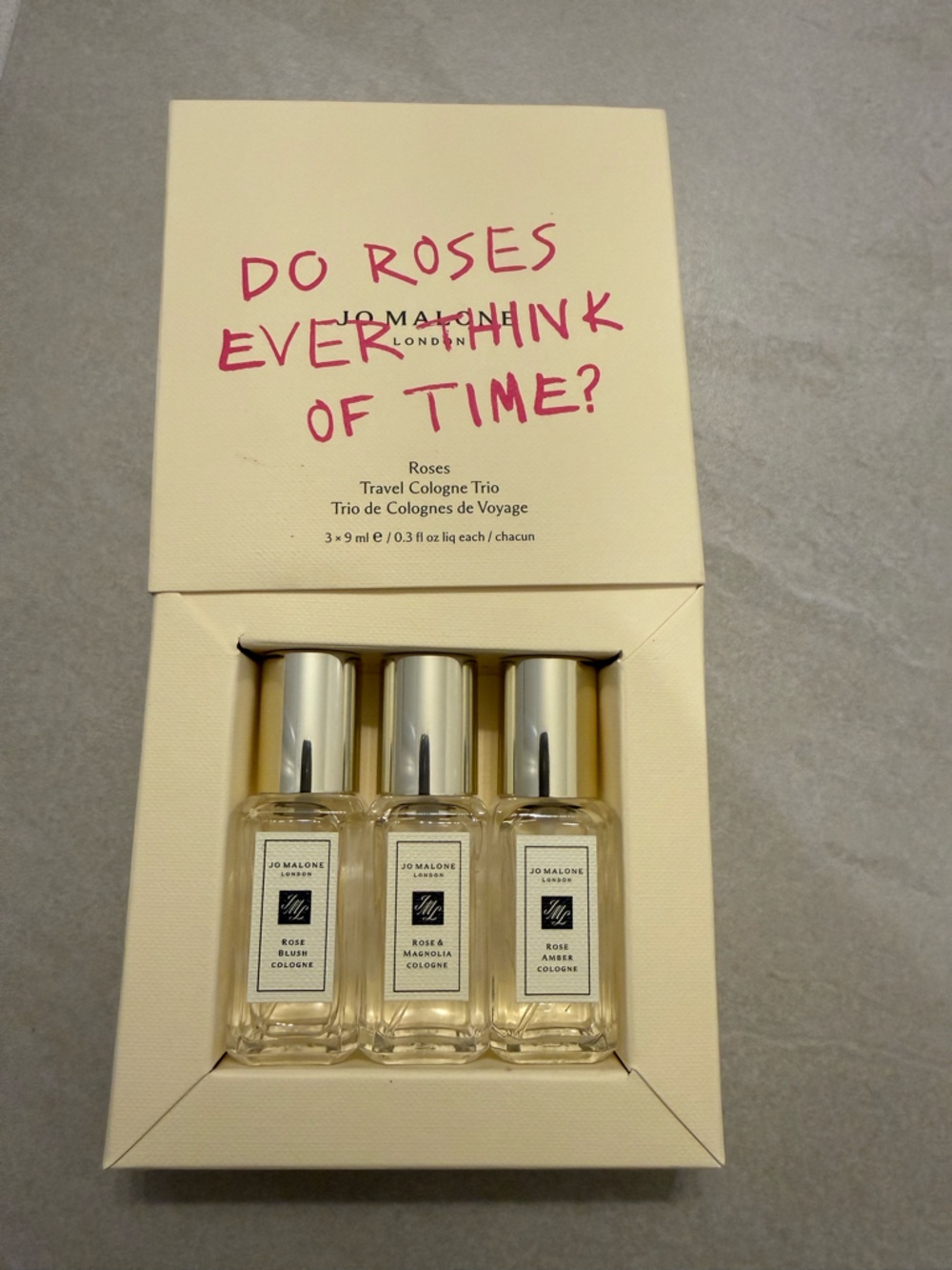 Jo Malone Roses Travel Cologne Trio - Picture 2 of 3